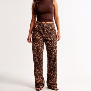 NWT Abercrombie Cheetah Denim